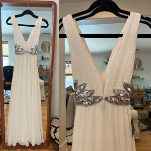 Lulus Neverending Love White Sequin Maxi Dress white silver XS